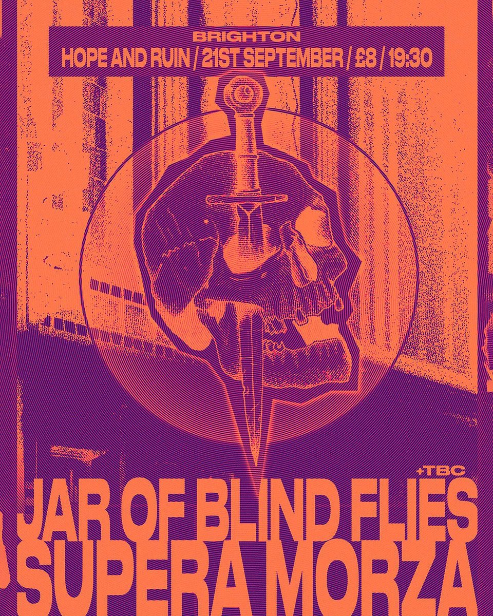 DOUBE GIG ANNOUNCEMENT 

MANCHESTER HEADLINE - 14.09.23
BRIGHTON DATE - 21.09.23 

WE’LL BE HITTING BOTH STAGES WITH JAR OF BLIND FLIES THIS AUTUMN - DO NOT BE LATE 

Tickets available to purchase in our bio
