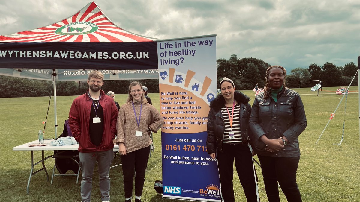 Great to be at the Wythenshawe Games, Hollyhedge Park today to chat to vistiors about all things wellbeing and looking after your health. @mcrlco