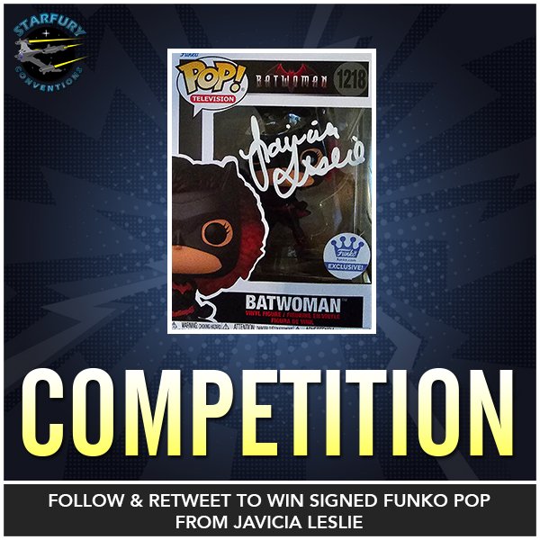 It is #Competition Time!

We are giving away a <a href="/OriginalFunko/">Funko</a> of Gothams fearsome caped crusader, Batwoman, signed by the lady herself, <a href="/JaviciaLeslie/">Javicia Leslie</a>

For a chance to win, follow us and retweet this post. Winner chosen on Sunday. Good luck!
#batwoman #arrowverse #competitiontime