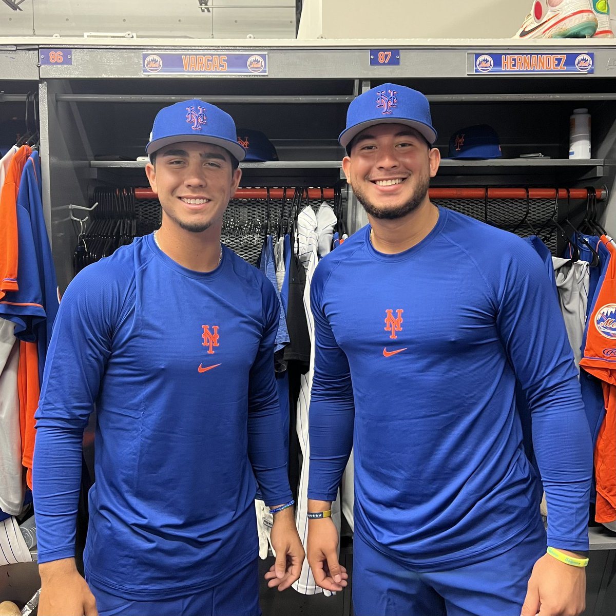 They’re here! Welcome Marco Vargas and Ronald Hernandez to the Mets 💪