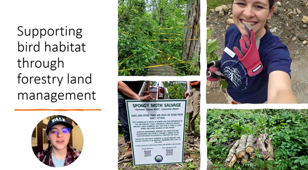 Allyson's work included participation in the <a href="/birdgenoscape/">Bird Genoscape Project (BGP)</a> and ample community engagement opportunities. A big thank you to <a href="/DocHPJones/">Holly Jones</a> for mentoring Allyson through her evidence-based restoration lab. Below is a snapshot of Allyson's presentation! Congrats! <a href="/NIUlive/">NIU</a>