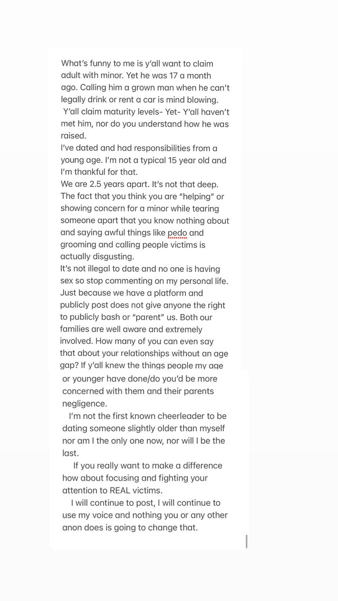 can we post about cheer now