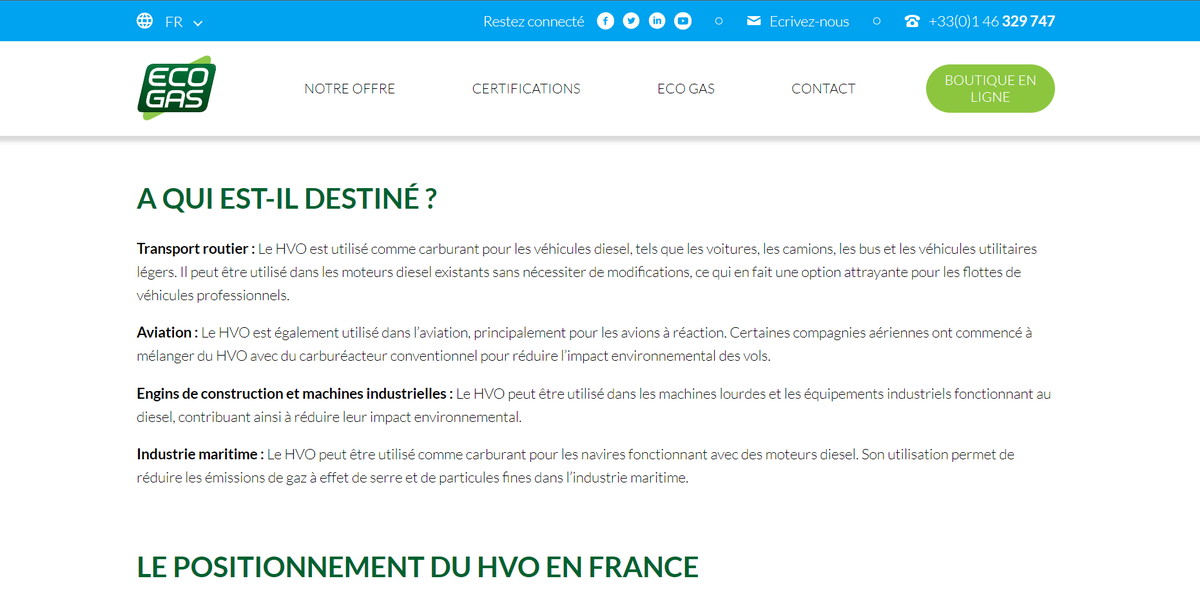 EcoGasFrance's tweet photo. 🌿Découvrez tout ce qu'il faut savoir sur le HVO, le futur de l'énergie verte ! 

https://t.co/rd7y5vbVgI

#énergieverte #HVO #transitionénergétique #développementdurable #écologie https://t.co/nM6C8v82uS