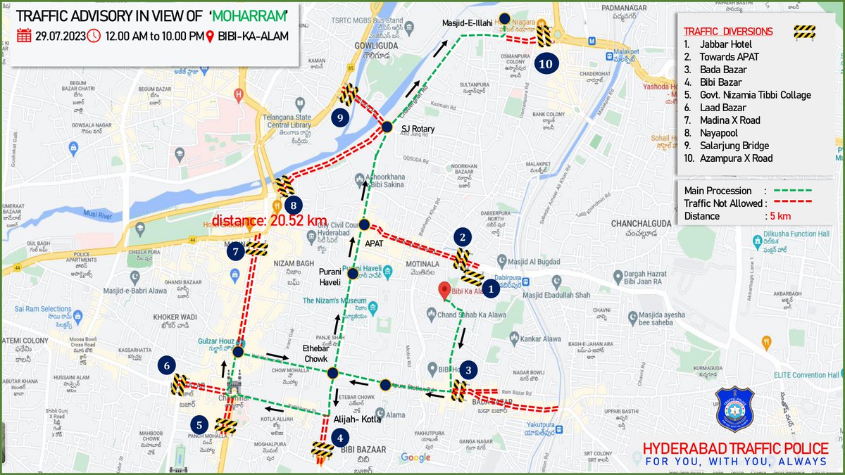 Hyderabad Traffic Police tweet media
