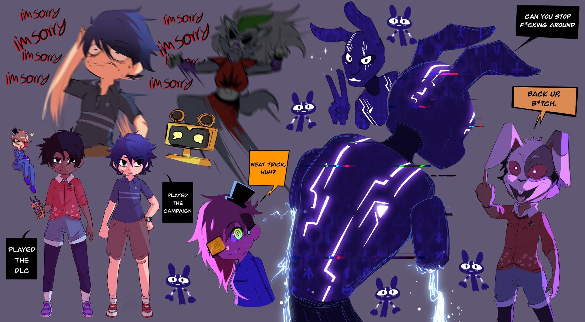 ⒹⒶⓏⓏ ✎ ツ on X: Some fnaf sb ruin moments [ #fnaf