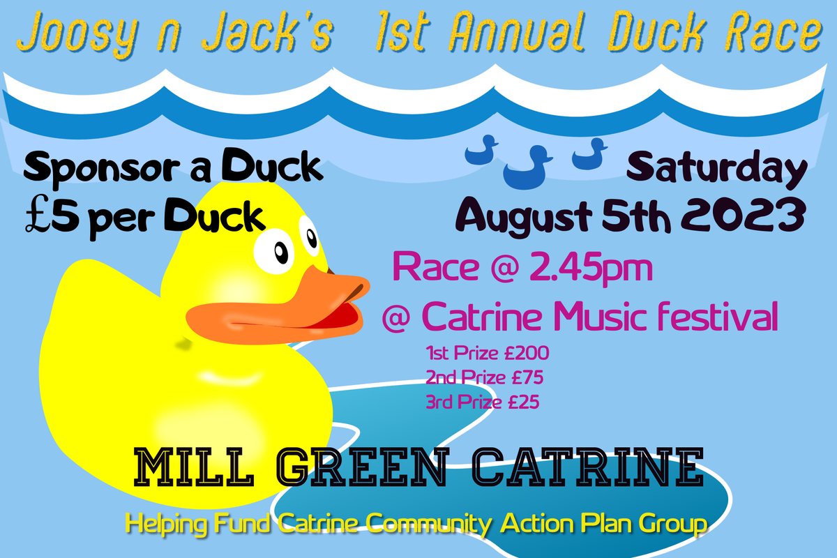 CatrinePlan's tweet photo. 8 Days to go !!!  
As well as fantastic singers, dancers, stalls, we have duck races, scavenger hunt, face painting, fun fair, bouncy castle and more.  Come along for a fun filled family event!
Big thanks to @TNLComFundScot  for funding this fantastic community event :) https://t.co/RDyvhnZBmi