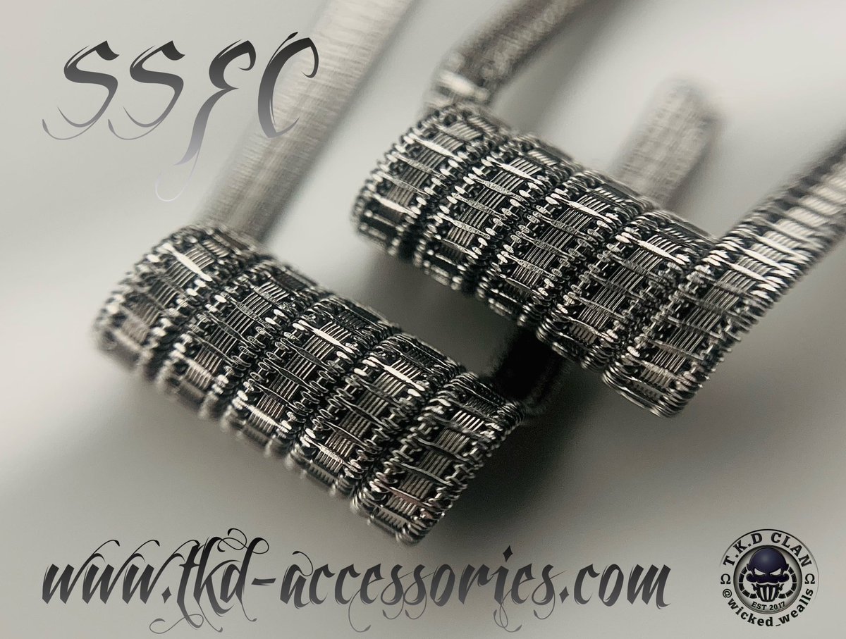 SSFC Coils Expertly Handcrafted by Danny Tkdcoils from The Kilted Devils Coils

Established since 2017 using only the best wire sourced from around the world to bring not only quality but longevity to each set.

Providing unrivalled flavour, A registered business