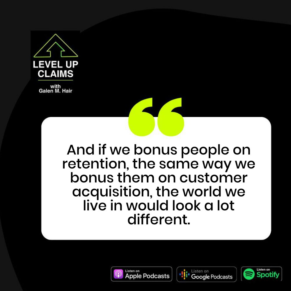 LUClaimsSummit's tweet photo. Let's talk about the importance of Customer Retention ☝🏻

#LevelUpClaims Podcast with Galen Hair - Ep33 with Jay Baer "Internet Marketing and Customer Service"

Listen HERE: https://t.co/8aIGzXernG https://t.co/YZ4k8bQMkF