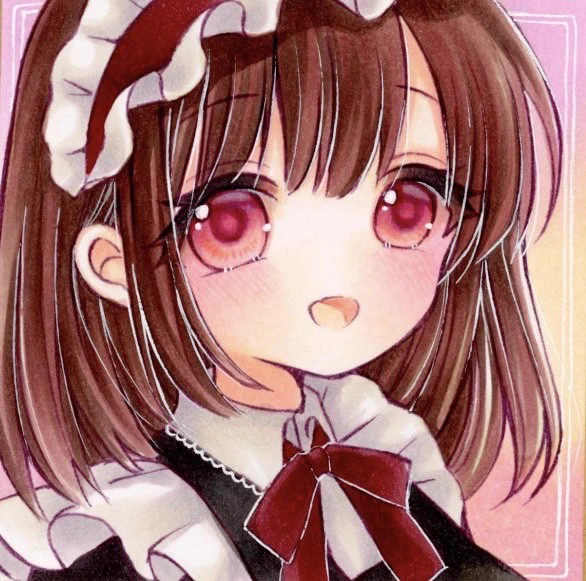 豆色紙°˖✧◝(⁰▿⁰)◜✧˖° メイドさん  #コピック   #ドリームメイド展3
