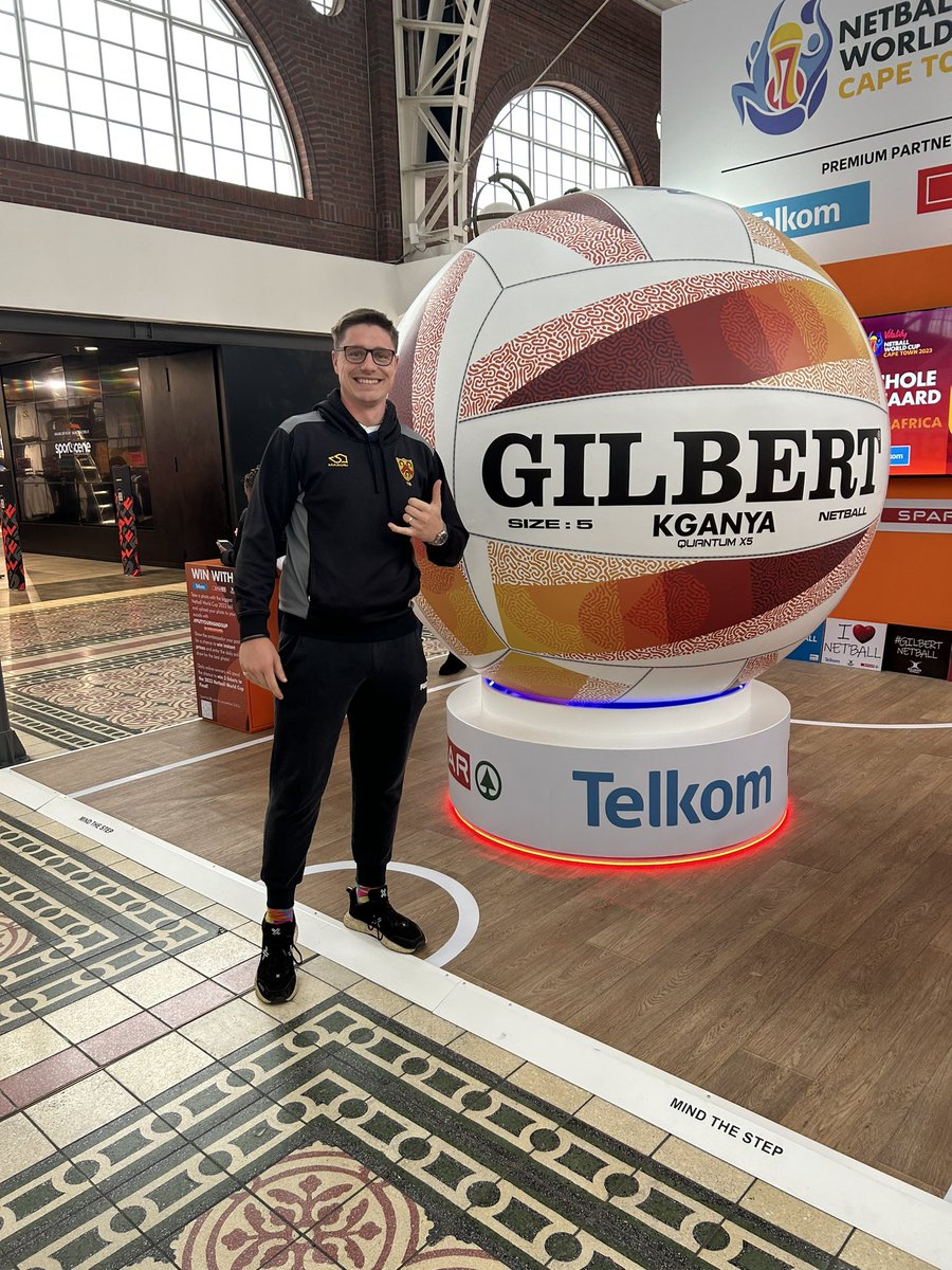 In Cape Town supporting <a href="/EnglandNetball/">England Netball</a> Go well today ladies and start with a win! #NetballWorldCup2023