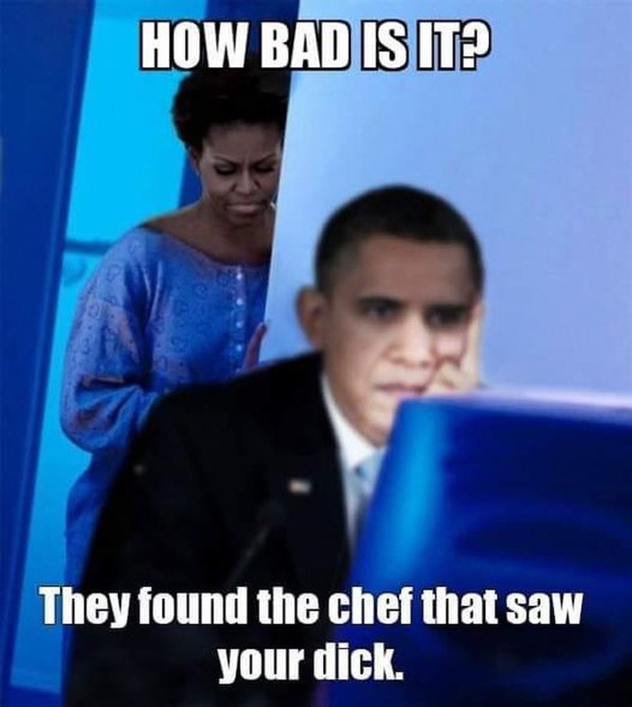 ImperatorTruth's tweet image. #Obama cleaning up loose ends before the big Mike for President 2024 run. #ObamaChef #MemeWars knows the truth.