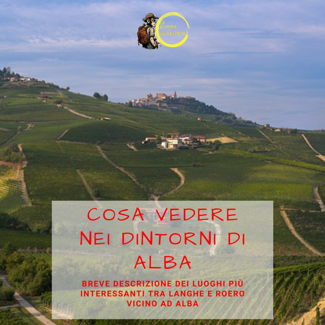 Questa settimana abbiamo deciso di proporvi un giro alla scoperta dei dintorni di #Alba tra #Langhe e #Roero. Ci sono luoghi conosciuti e altri meno che dovrebbero essere visitati da chi passa da queste parti. Scopriteli qui➡️lascimmiaviaggiatrice.it/cosa-vedere-ne… <a href="/visitLMR/">visit Langhe Monferrato Roero</a> <a href="/torinopiemonte/">VisitPiemonte.Regional Marketing and Promotion</a>