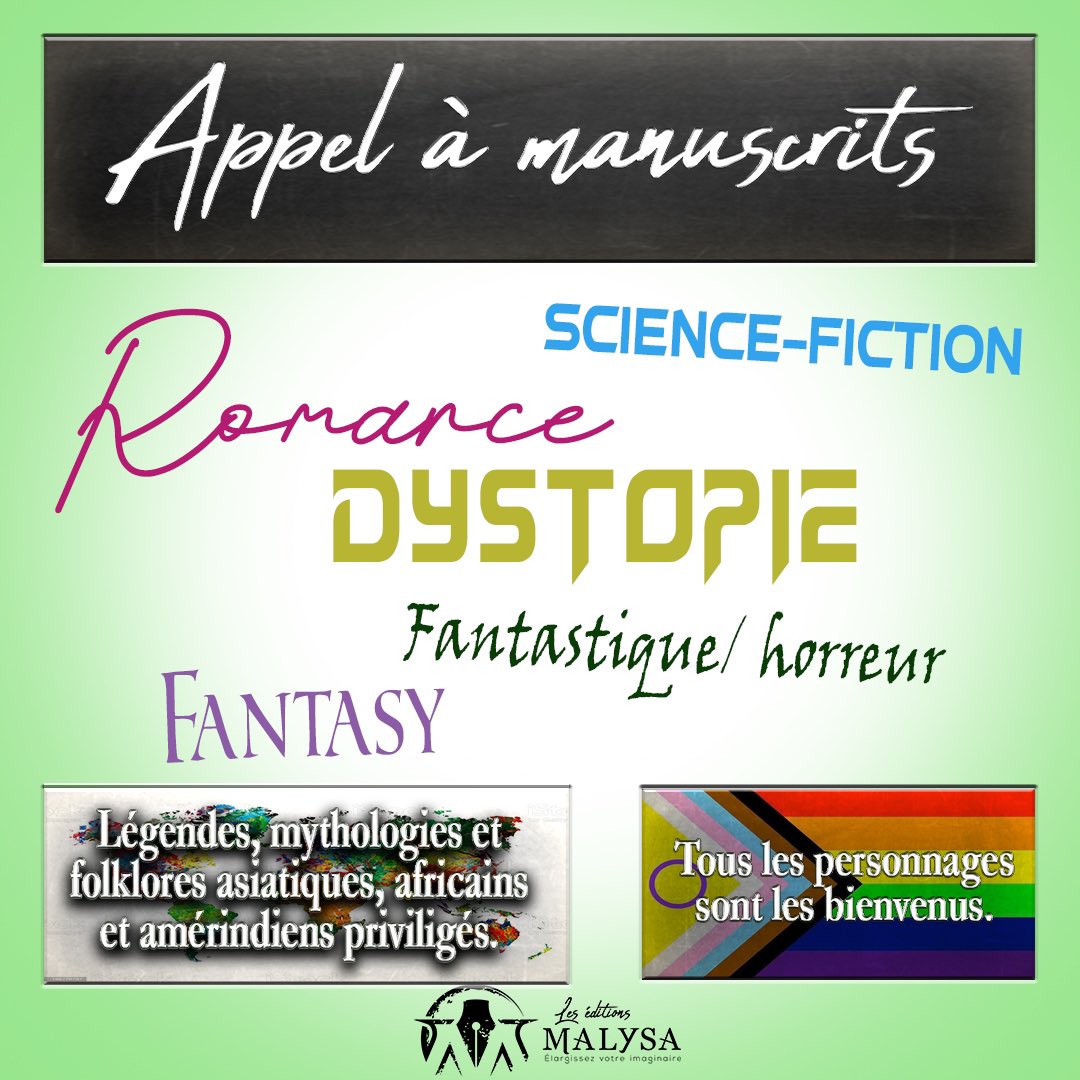 Les éditions MALYSA tweet media