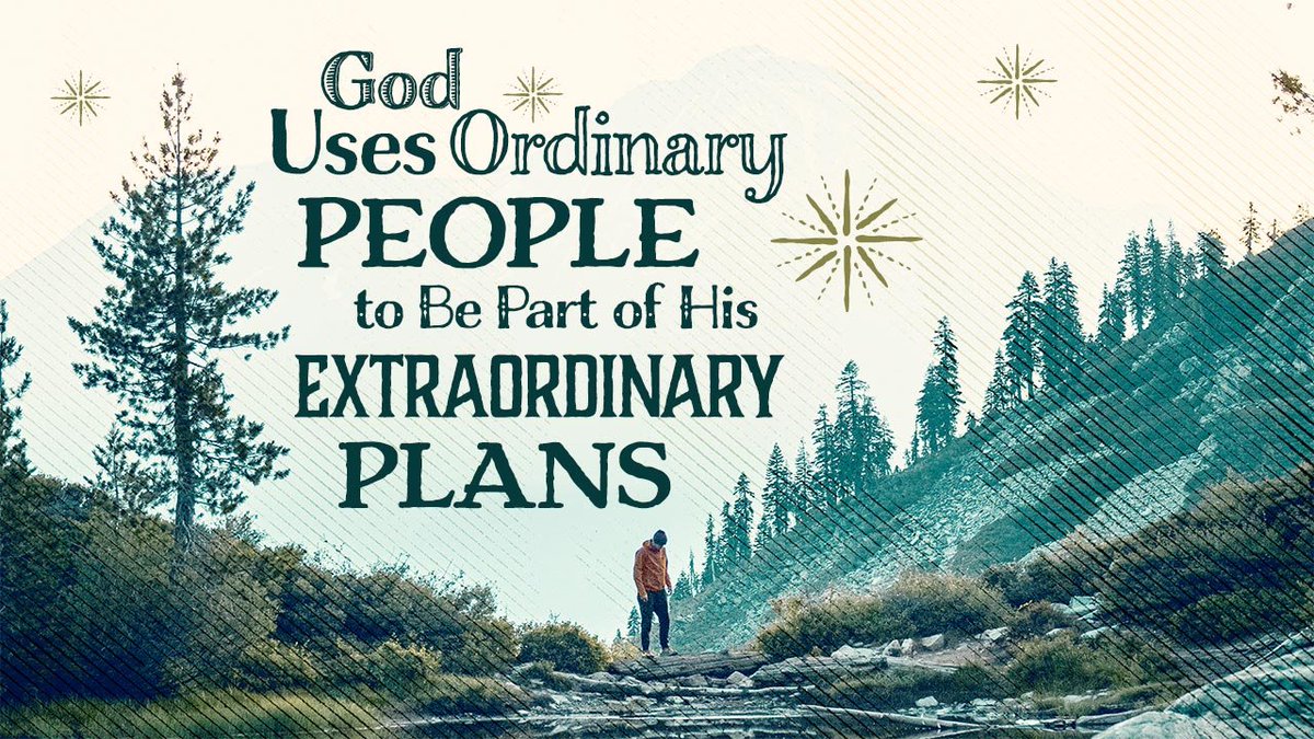 dkreighbaum's tweet photo. SO GLAD GOD INCLUDES ORDINARY PEOPLE, LIKE YOU AND ME, IN HIS EXTRAORDINARY PURPOSES (1 Corinthians 1:26).
REMEMBER, YOU ARE NEVER TOO SMALL FOR GOD TO USE, ONLY TOO BIG UNLESS YOU WANT TO BE USED AS A BAD EXAMPLE!!!! https://t.co/LOIaFOUHxF