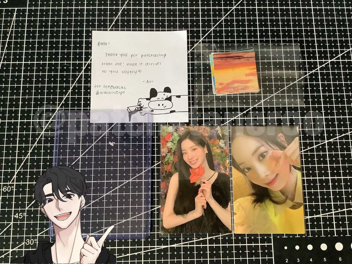 Patchstaneroo's tweet photo. ✉️ #patch_receives
          from @h4nnicart

EWO pcs came home safelyyy!! thank you so muchh!! Ang cute nung freeby 🤧

#h4nniceipt https://t.co/wsbyFyEOaT