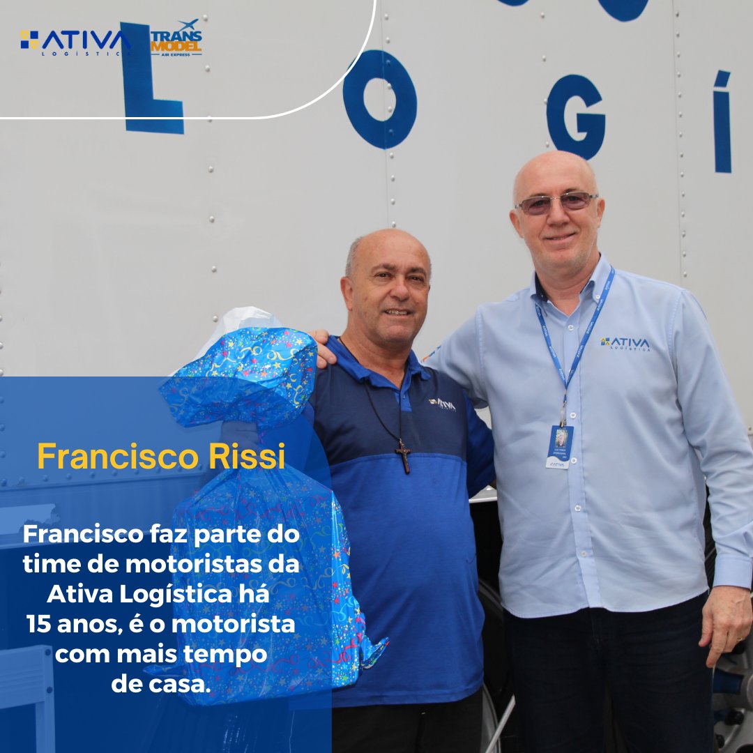 ativalog's tweet photo. Celebrando a semana do #DiadoMotorista, Ativa Logística homenageia seus motoristas mais experientes de idade, tempo de casa e o mais jovem.

Juntos, somamos experiência, juventude e maturidade na frota com mais de 800 veículos.

#ativalogistica #transmodel https://t.co/JuJTnfngUf