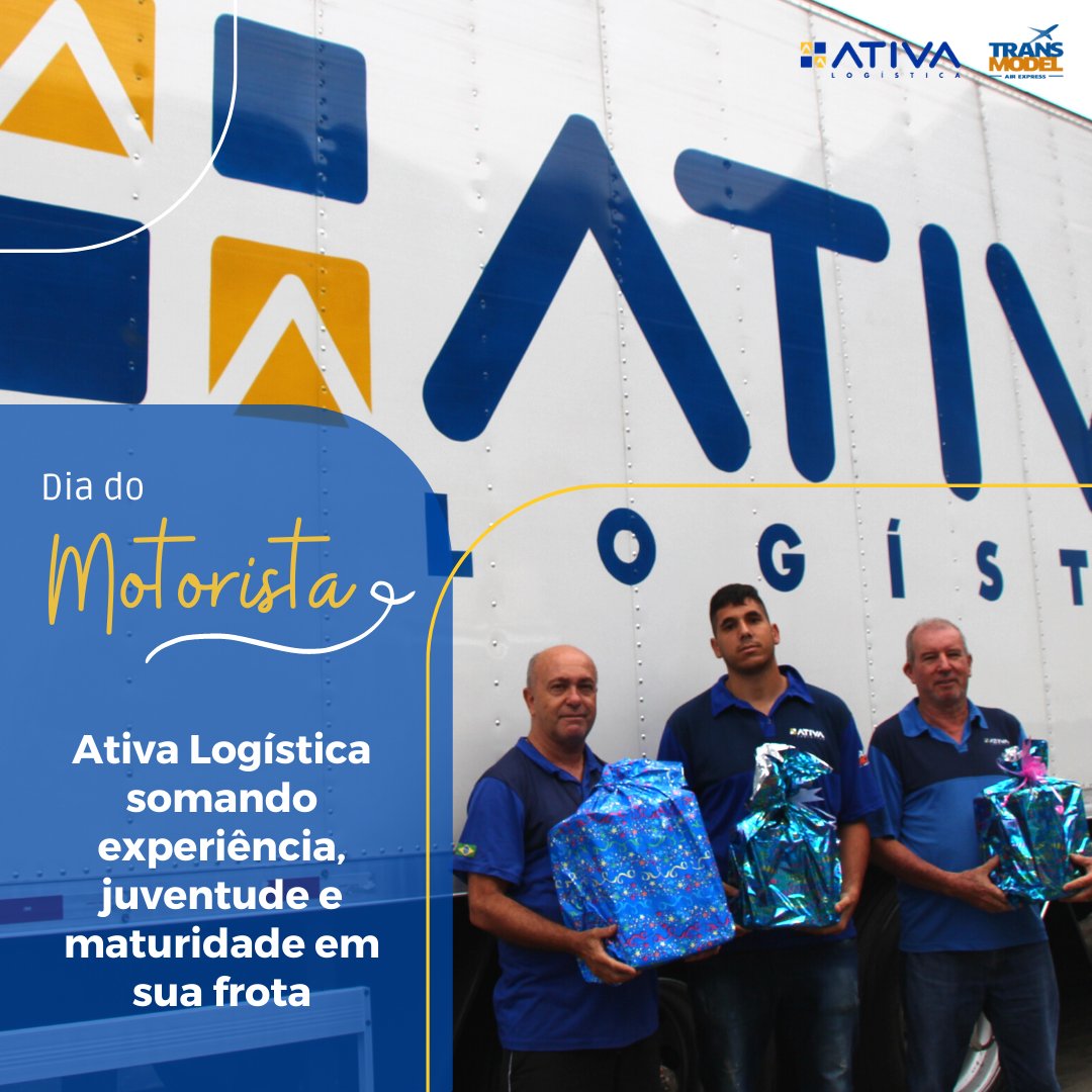 ativalog's tweet photo. Celebrando a semana do #DiadoMotorista, Ativa Logística homenageia seus motoristas mais experientes de idade, tempo de casa e o mais jovem.

Juntos, somamos experiência, juventude e maturidade na frota com mais de 800 veículos.

#ativalogistica #transmodel https://t.co/JuJTnfngUf