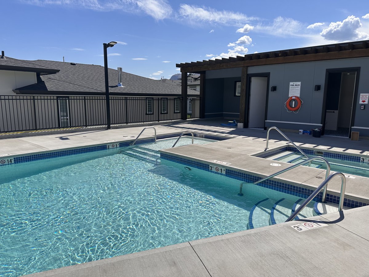 It’s summertime and we are counting down to the Grand Opening of our Private Pool Club at The Villas!

With the pool now filled, and the chaise-loungers on their way, all that’s missing is you! This is the perfect way to beat the heat and cool off in Osoyoos.