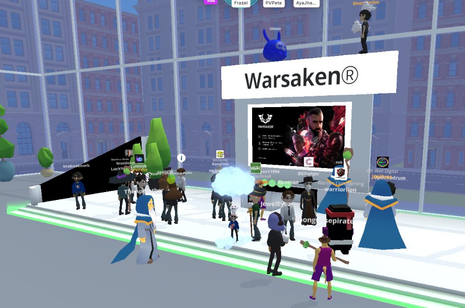ConsumerBreak's tweet photo. We are live with @thenftopia HYPE TRAIN at the
@TheWarsaken booth! #NFTOPIA3
Join us at https://t.co/HqUrfCmTuj
Enter the metaverse at https://t.co/0Fca4giNiO https://t.co/yAb0ZAfFyv