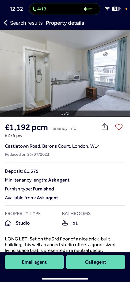 This should be illegal. Why is the shower right next to the kitchen sink? For £1.2k a month as well. Depressing.