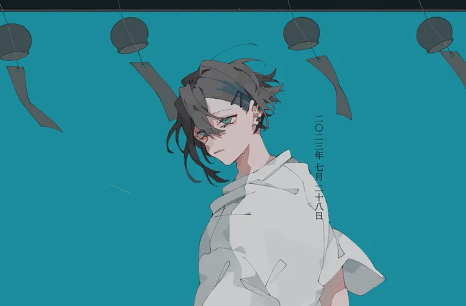 #灰画 ちょうど一年ですね