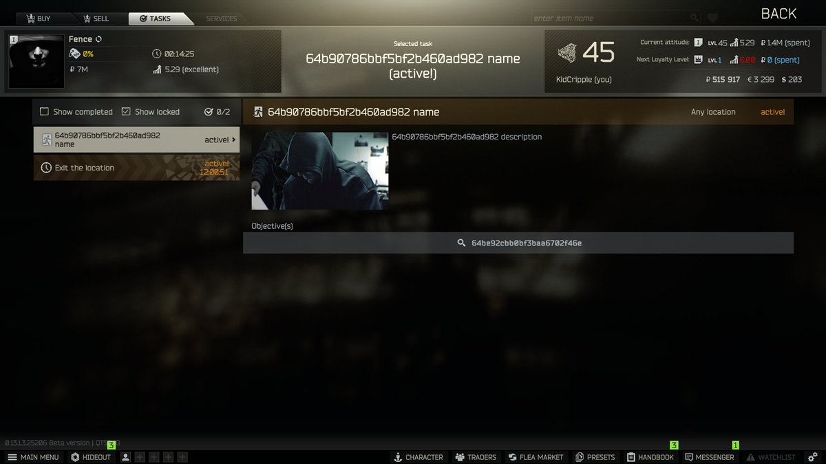 AxelHackson's tweet photo. So, what exactly do I need to do for this @FenceTarkov quest? @bstategames @tarkov https://t.co/OcBPaox4i4