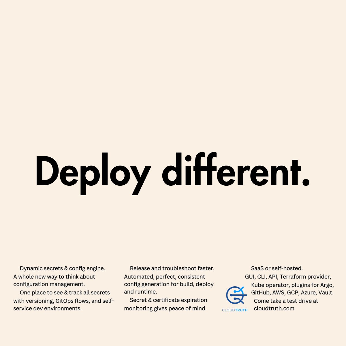 CloudTruth tweet media