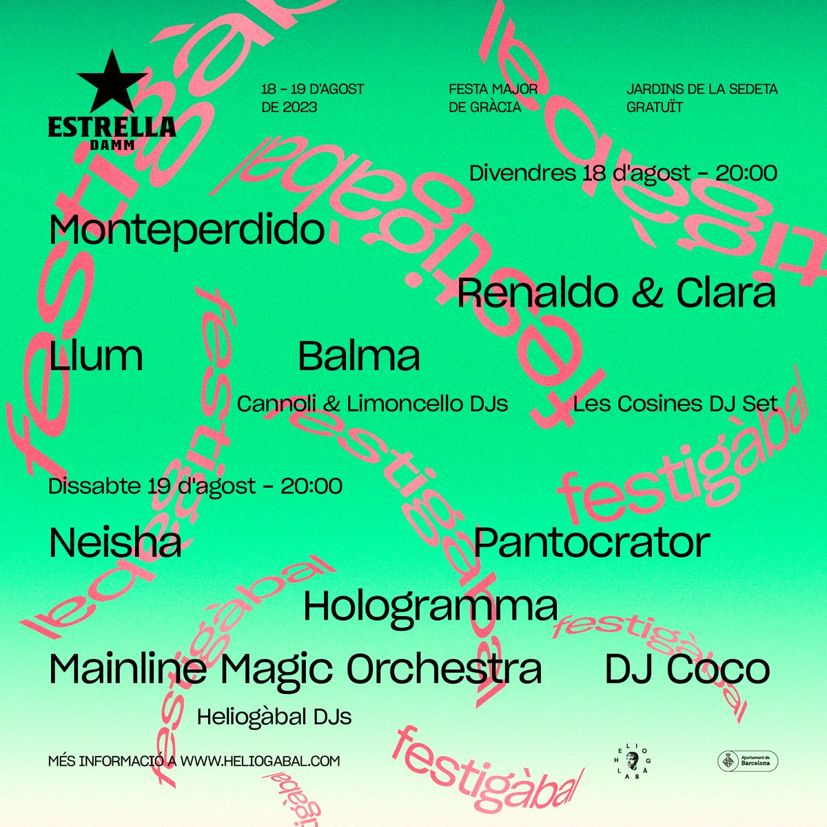 indieloversm's tweet photo. Només queden 2 setmanes per a la @festagracia 2023 i com sempre fem un cop d'ull a alguns dels artistes i DJs del programa: @SomFetus, @pantocratorbcn, @Monteperdido__, @carlotaflaneur, @Renaldoiclara, @MiquiPuig, @NachoRuiz, @diyeicoco... 

https://t.co/ku2Nes8stK

#VilaDeGràcia https://t.co/V96SkjyAWp