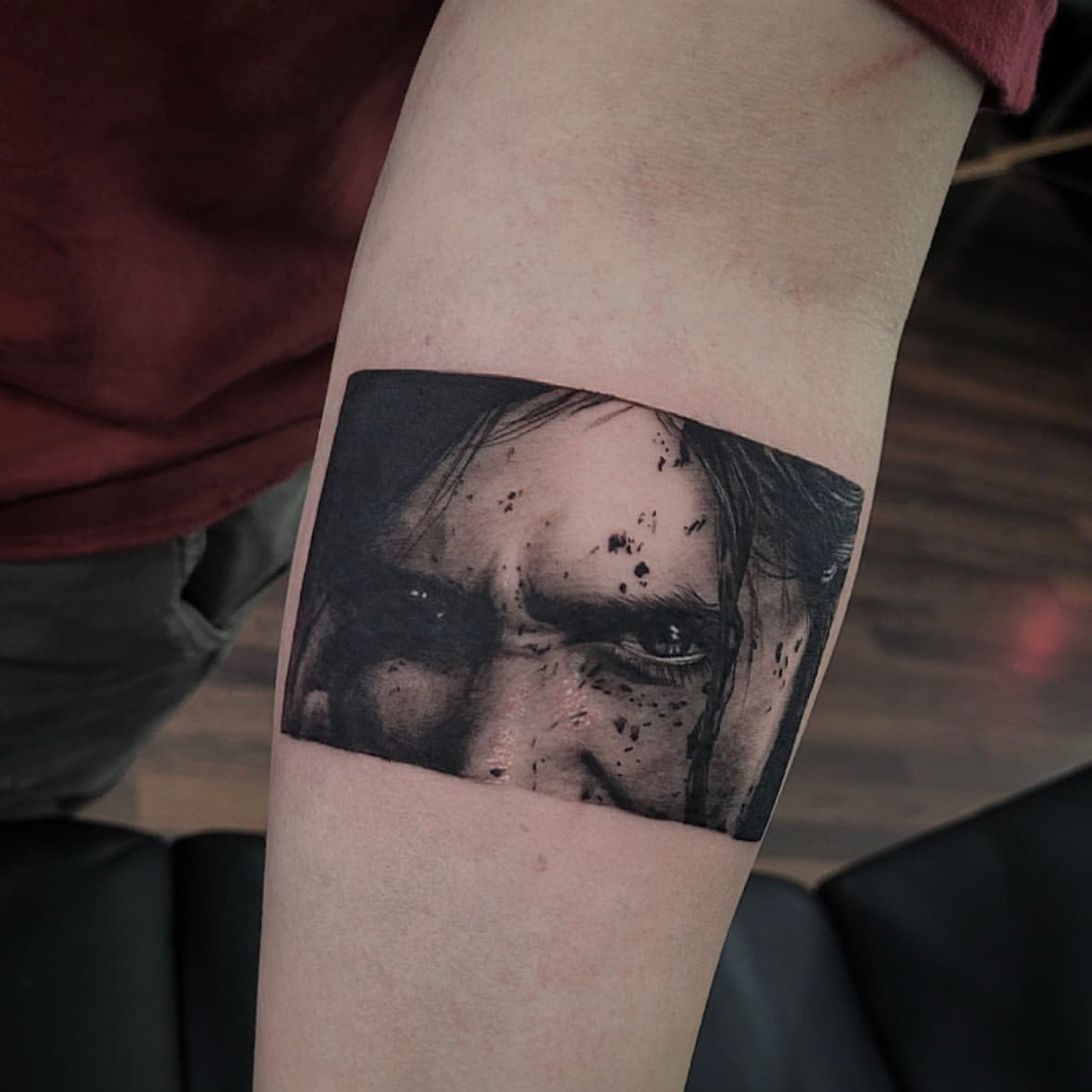 Naughty Dog, LLC - Check out this fine line tattoo of Ellie from The Last  of Us Part II! Thanks for sharing it with us, Lauren! It's beautiful. Share  your own tattoos