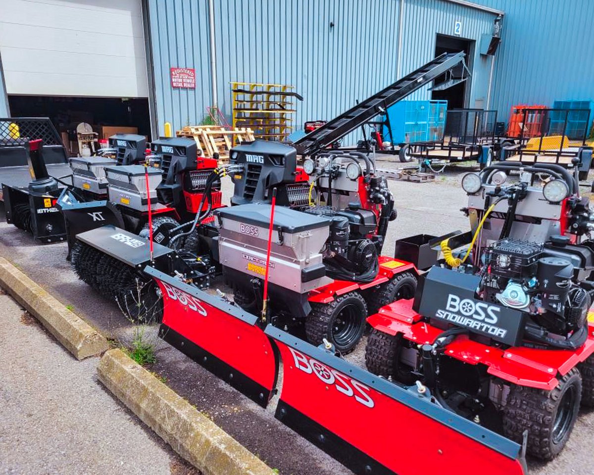 gwfabusa's tweet photo. Exciting News for Winter Warriors!
Brace yourselves, @ErieCountyFair goers - The @BOSSSnowplows #SRMag is all set to dominate this year's event!
With its incredible 6 different attachments, this beast is more than ready to tackle any winter storm that #WNY throws its way! https://t.co/Rsats4U4L2