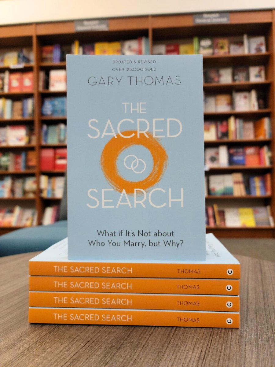 Payton, one of our customer service representatives, recommends The Sacred Search by Gary Thomas. Find a copy in-store or online here buff.ly/3NDz86F