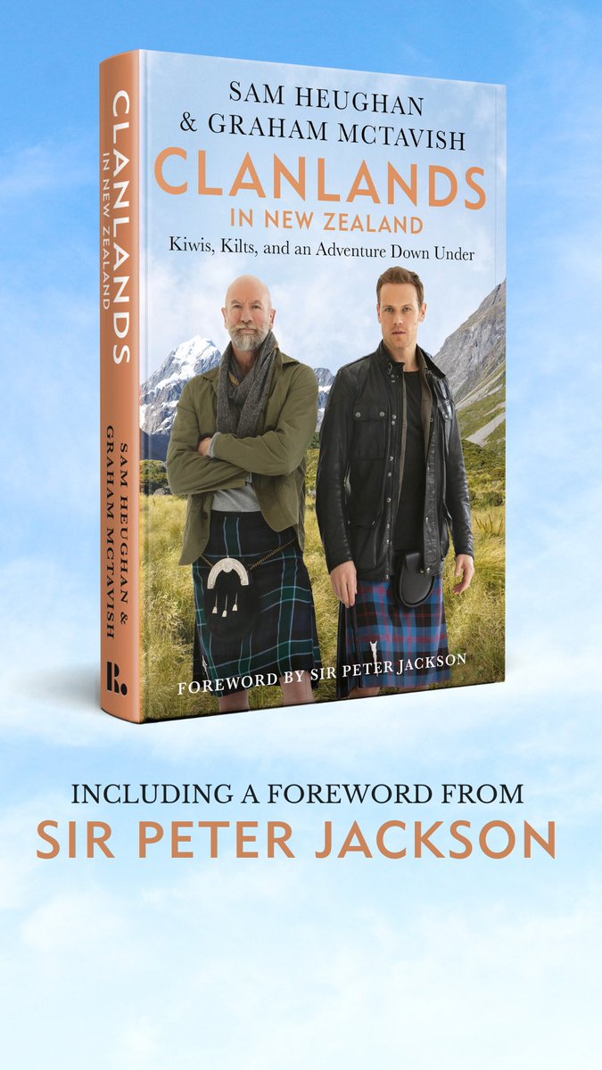 So excited to announce “Clanlands in New Zealand” includes a foreword by Sir Peter Jackson (who appears to have been paid off by McTavish to right nice things about him..)
A fitting and exciting edition to the next Clanlands adventures!📚 
Preorder is available NOW!