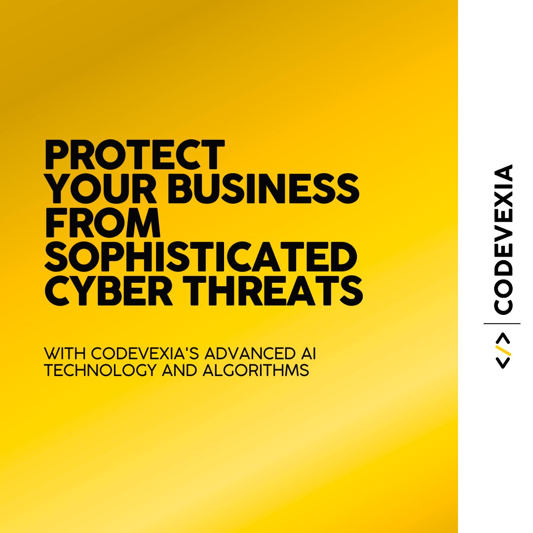 codevexia's tweet image. 🛡️🔒Protect your business from sophisticated cyber threats with advanced AI algorithms that detect &amp;amp; mitigate potential risks

🚫 AI can monitor network traffic, identify anomalies, &amp;amp; proactively defend against cyberattacks with #Codevexia&apos;s AI-powered cybersecurity solutions🌐