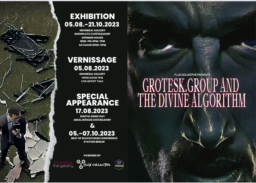 collective_flux's tweet photo. 😈 Lust, Greed, Envy... which sin calls to your soul? @grotesk.group's 'The Divine Algorithm' #NFT collection is a new exploration of the 7 deadly sins. Exclusive 1:1 editions transformed into art that mirrors the darkest corners of humanity. #NFTCollection #nfts #nftart #nftdach https://t.co/mnsXywNATA