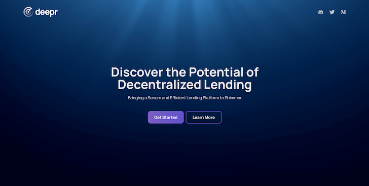 DeeprFinance's tweet photo. With #DeFi #Lending, you can discover new financial opportunitues! 🏞️

Traditional finance can be limiting, but with https://t.co/OL15PV1GWh, you can explore innovative collateralization models and access loans without bias. 

Join us and embark on a journey to financial freedom! https://t.co/sEqcQYUghA