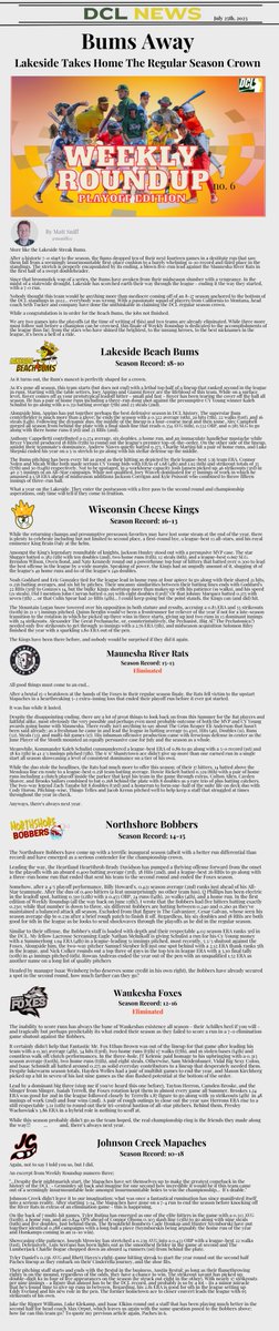 Dairyland Collegiate League tweet media