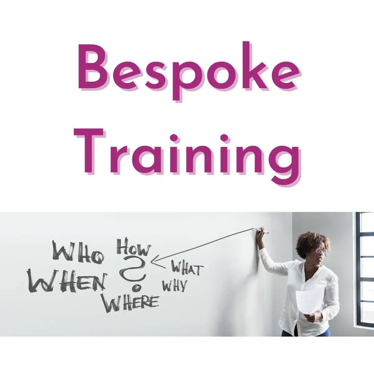 Regulated Courses fit most companies' requirements, especially with our trainers industry experience.
However, sometimes you may need something a little more bespoke.

We can offer bespoke training for all of our course topics, just get in touch to discuss buff.ly/42rAIy7