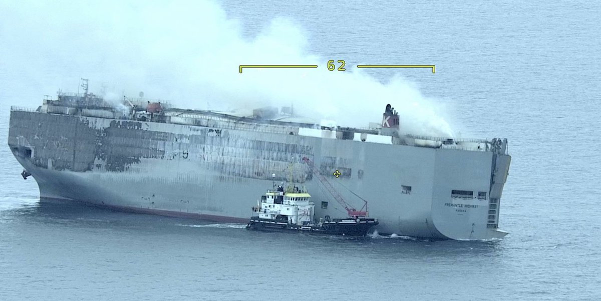 Het is de bergers gelukt om een nieuwe, stevigere sleepverbinding tot stand te brengen via de bovenkant van het schip. Hierdoor kan het schip beter verplaatst en onder controle gehouden worden. ➡️ Lees de volledige update via kustwacht.nl/liveblog
