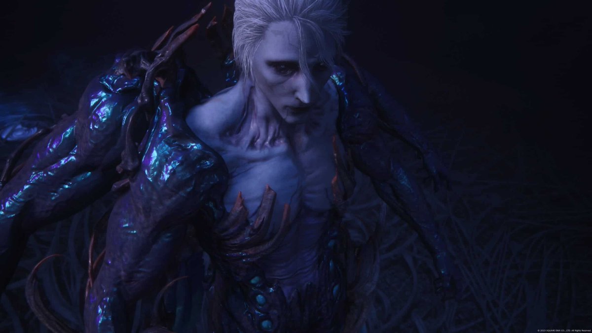 "Awareness... We see now. The human will is so insubstantial that it cannot exist in isolation. You mitigate its weakness by weaving it into your consciousness. We felt all we had to do was free you of your will. 

#FF16spoilers #FF16  #ULTIMA