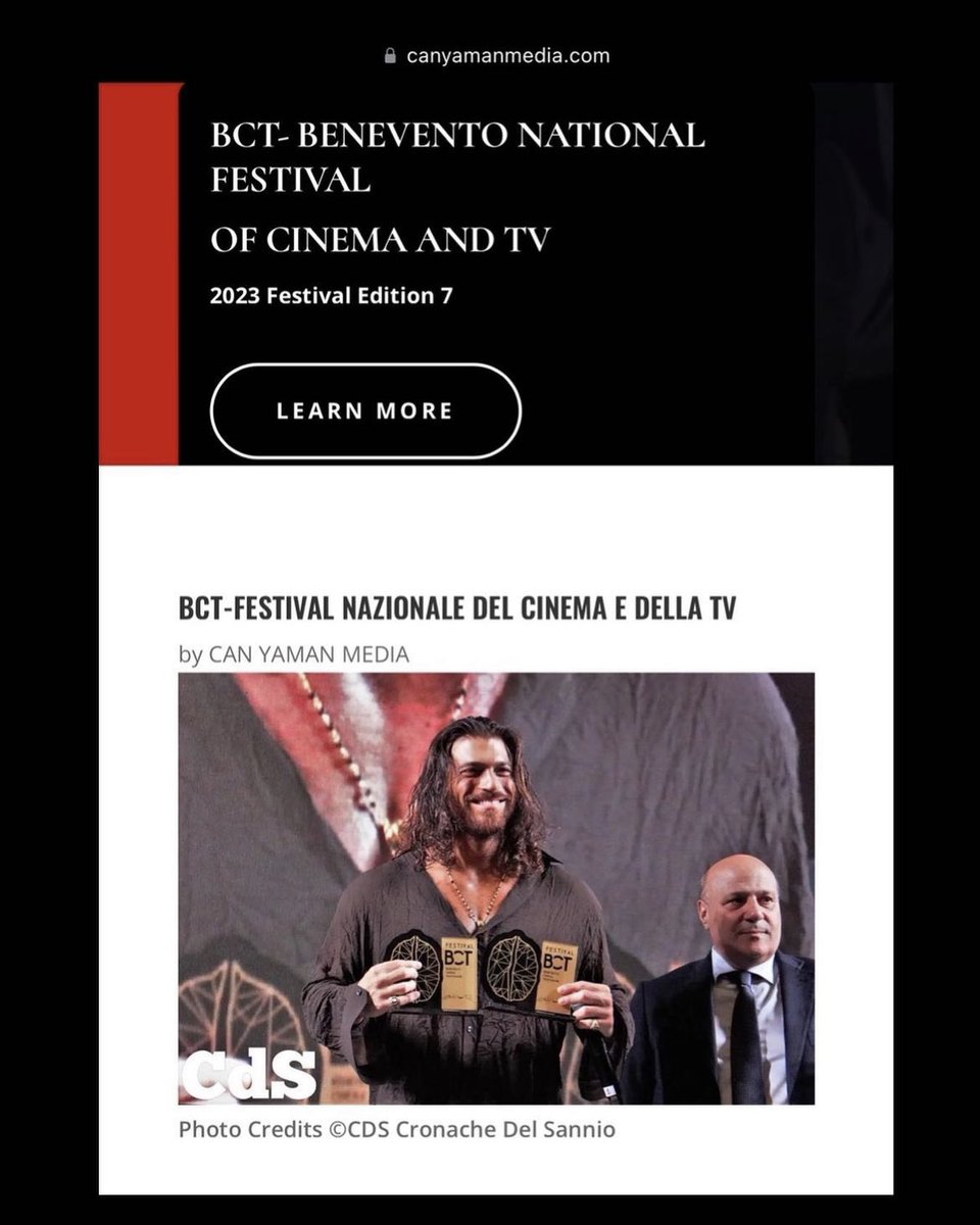 📌 Coverage of BCT 2023 Festival and its attendance by #CanYaman on 23rd of June is now on our website:

canyamanmedia.com/bct-festival-n…