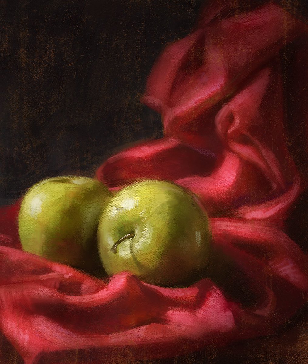 JacksonjokerArt's tweet photo. Still life painting practice. https://t.co/17QsJabDg1