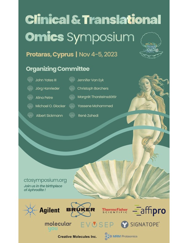 Dive into #proteomics, #metabolomics, #lipidomics, and #bioinformatics guided by our stellar committee: John Yates III, Jennifer Van Eyk, Jörg Hanrieder, Albert Sickman, Christoph Borchers, Yassene Mohammed, Michael O. Glocker, Alina Petre, Margret Thorsteinsdottir,  René Zahedi.