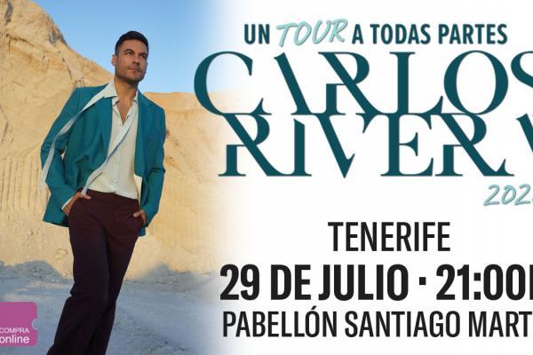 pabellonsmartin's tweet photo. 🎟 @_CarlosRivera agota las entradas para su concierto en el #PabellónSantiagoMartín.

➕Noticia completa ya disponible en nuestra web: https://t.co/1Wxz7ZwAEt

#IDECO #DXTenerife #TenerifeDespiertaEmociones #Tenerife #VisitTenerife https://t.co/LfO5SD7ikx