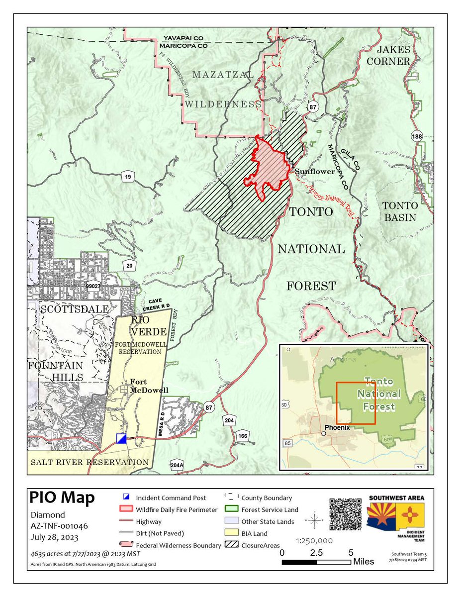 Daily update for the #DiamondFire has been posted to Inciweb. Resources Successful in Holding Diamond Fire After Thunderstorm Activity inciweb.wildfire.gov/incident-publi…