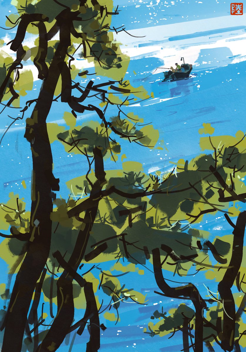 neo1900art's tweet image. 海钓