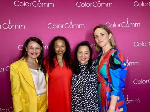 NBCUAcademy's tweet photo. Thank you @ColorCommntwk for a great conversation on "Creating Your Own Space: Leadership, Representation and Authenticity" w/ @comcast EVP @dalila_says, @nbcutelemundo's @SoyMonicaGil, @nbcuniversal SVP Jeanne Mau & @MSNBC's @AliciaMenendez!
#C2Miami #ColorComm #NBCUHereYouCan https://t.co/6udhLcJYMq