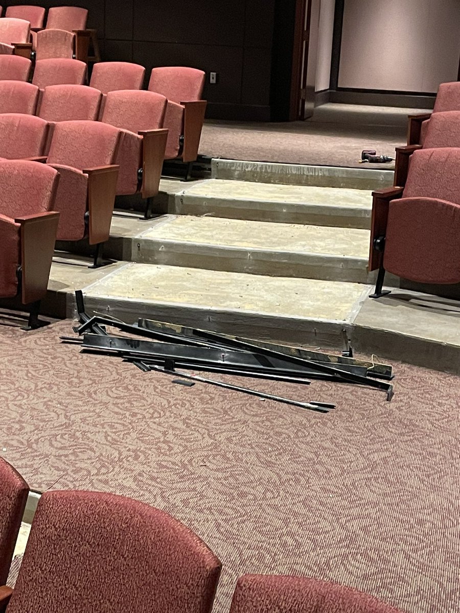 HatfieldHall's tweet photo. Hatfield Hall is getting a little facelift! We’ll post weekly pictures of the progress. We can’t wait to have audiences back in a refreshed theater! https://t.co/bOqwYkSpRR