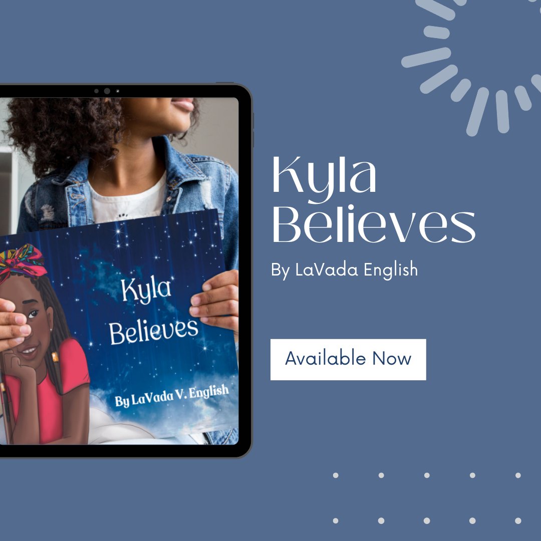Prepare to be swept away in LaVada’s new children's book!

“Kyla Believes” encourages children to dream big and embrace their unique potential. 

Now available for purchase on <a href="/amazon/">Amazon</a>!

amzn.to/3YbnNQg

#childrensbooks #newbookrelease #kylabelieves #diversebooksforkids