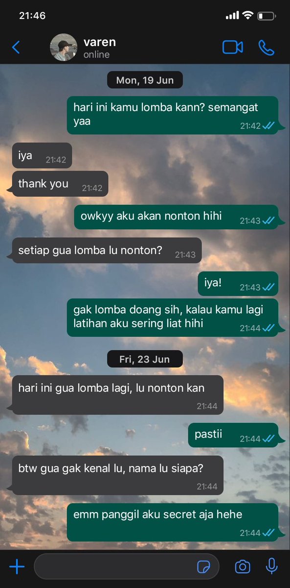 jungwhansapi's tweet photo. — secret admirer

tentang sebuah rasa yang menjadi rahasia

lee jeno au. https://t.co/RrBz5JUk0i