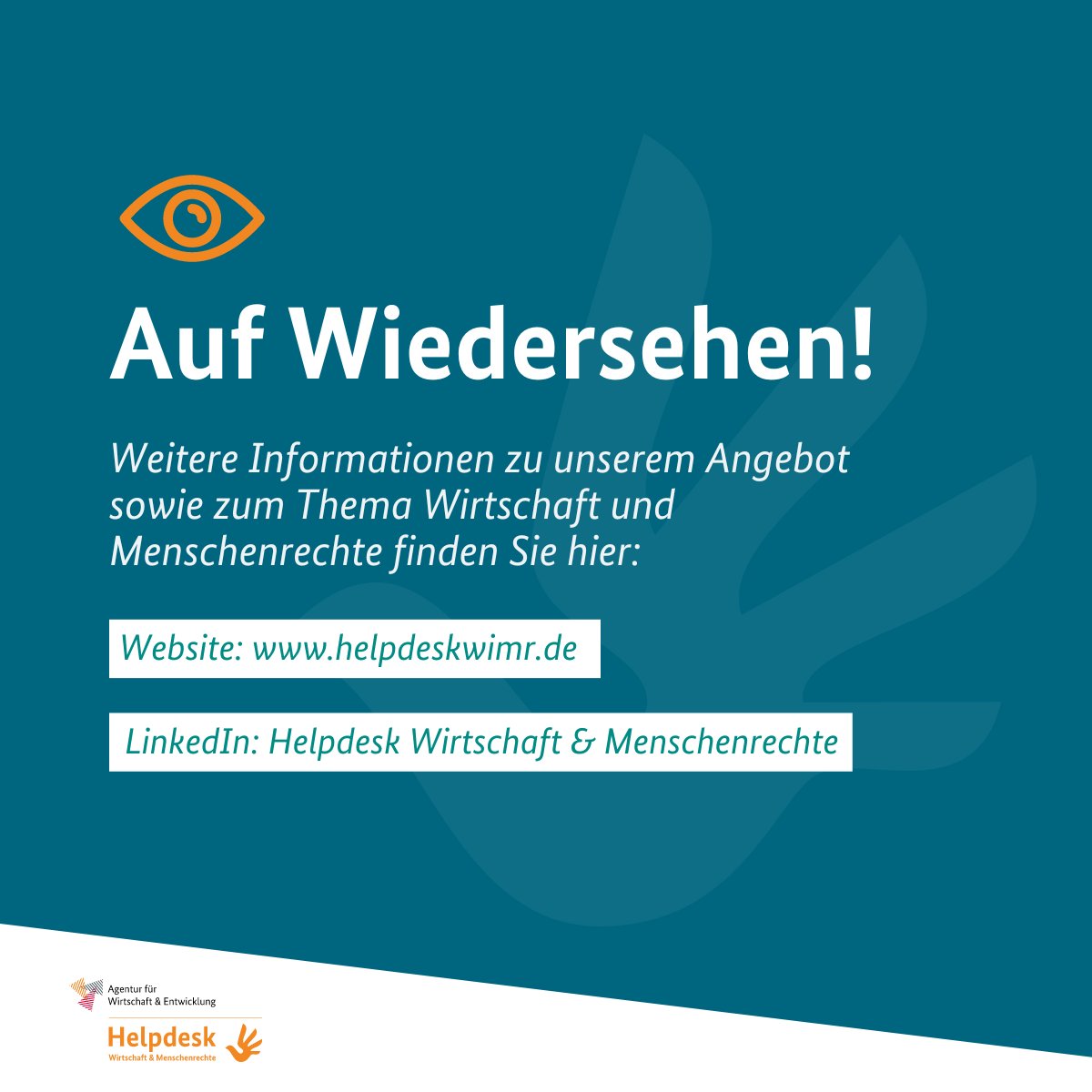 📢 Abschiedsgrüße! Der Helpdesk verabschiedet sich von Twitter. Wir stehen Ihnen weiterhin beratend zur Seite. Besuchen Sie unsere Website für Informationen zu unserem Angebot und folgen Sie unserem LinkedIn-Kanal, um auf dem Laufenden zu bleiben. Danke für Ihre Unterstützung! 🙌
